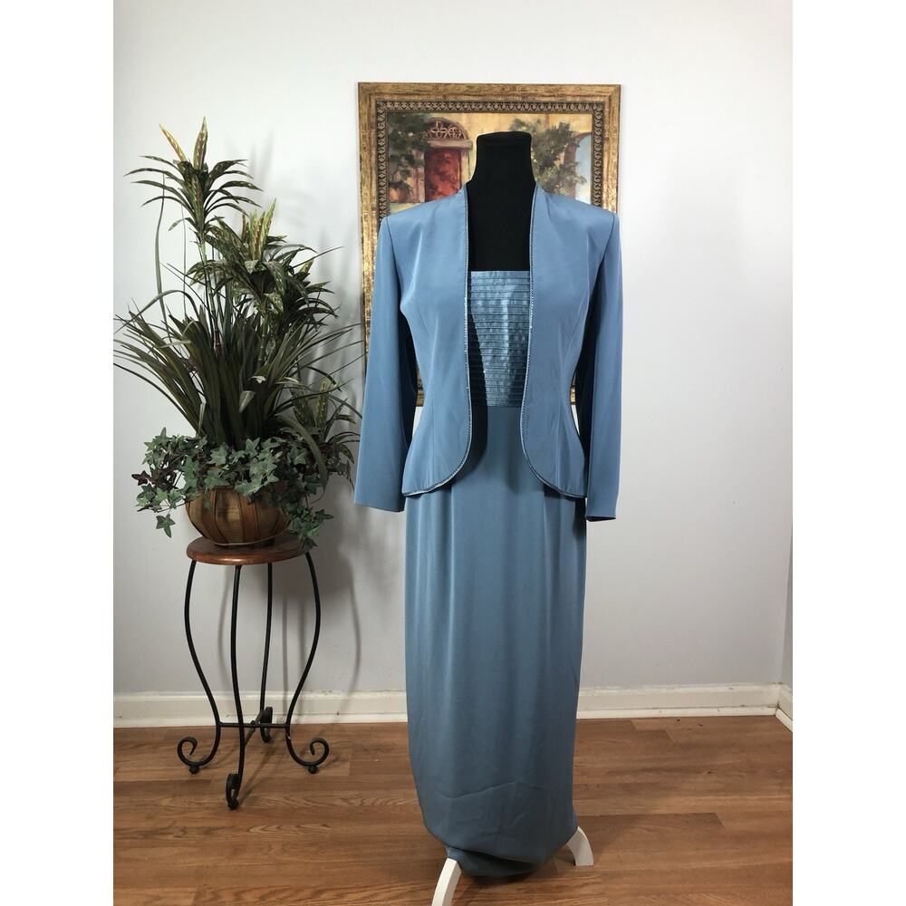 Montage Collection By Mon Cheri 2 Pc Dress Suit 00 Blue Mother Of The Bride
